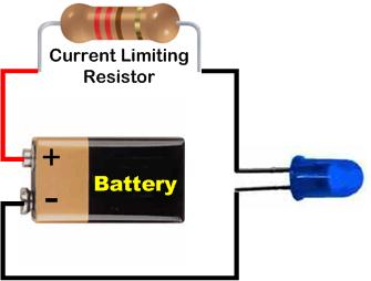 LED Current Limiting Resistor Calculator 3 Steps