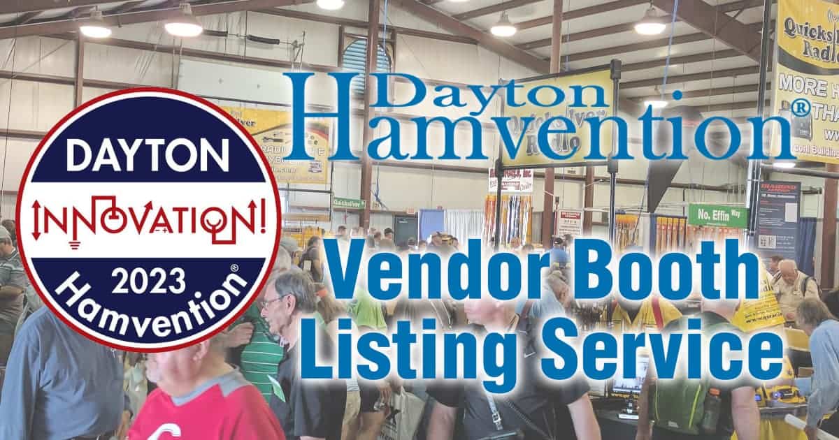 2024 Dayton Hamvention Vendor Listing for Free
